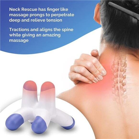 Neck Massager for Pain Relief Deep Tissue, Unique Massage Points - Picture 3 of 5